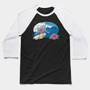 Aloha Skull Baseball T-Shirt